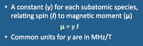 gyromagnetic ratio