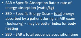 SED vs SAR comparison